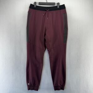 Smartwool Sweatpants men's Medium Purple Active Fleece Tech Pant Cuffed Outdoor